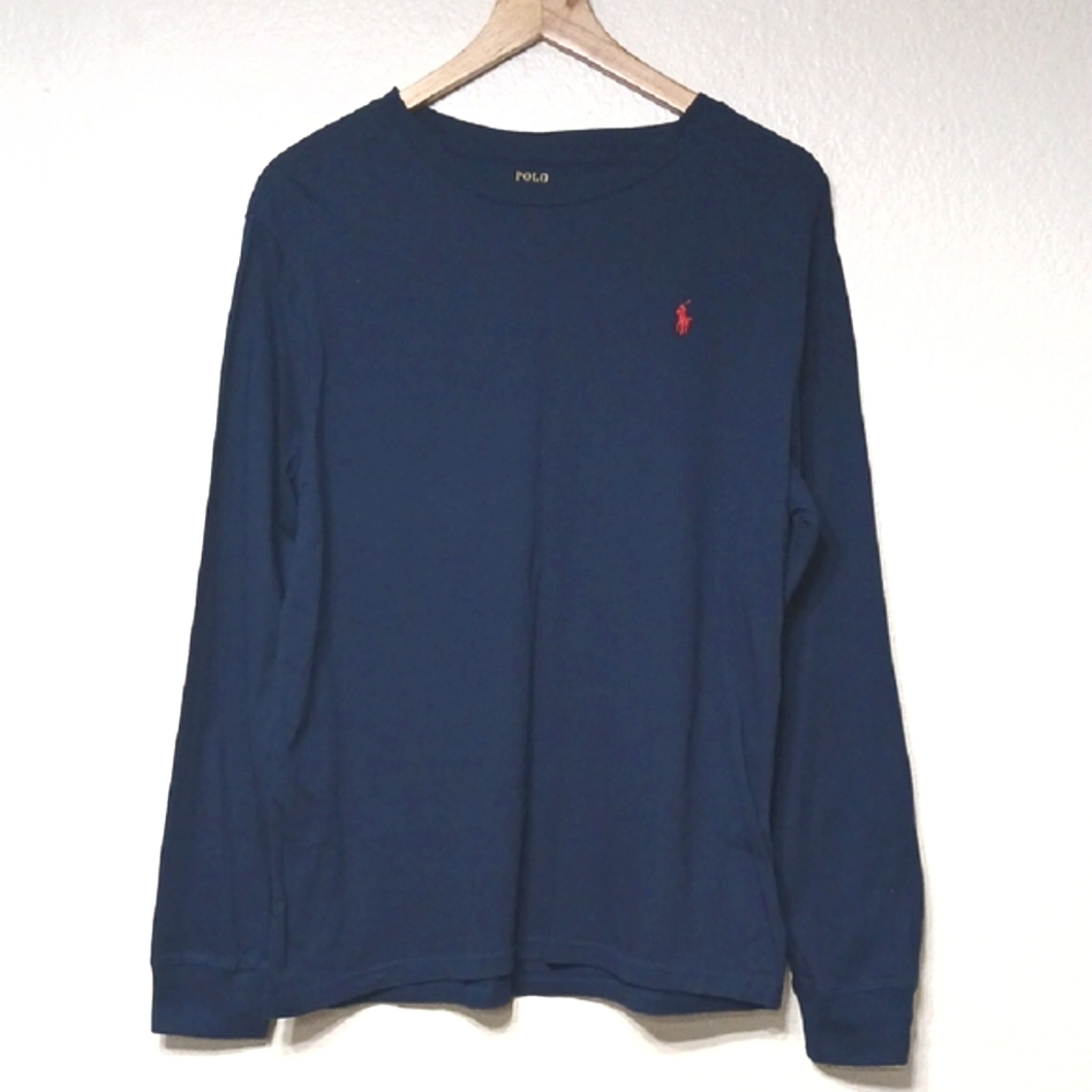 Polo by Ralph Lauren Blue Long Sleeve Tee